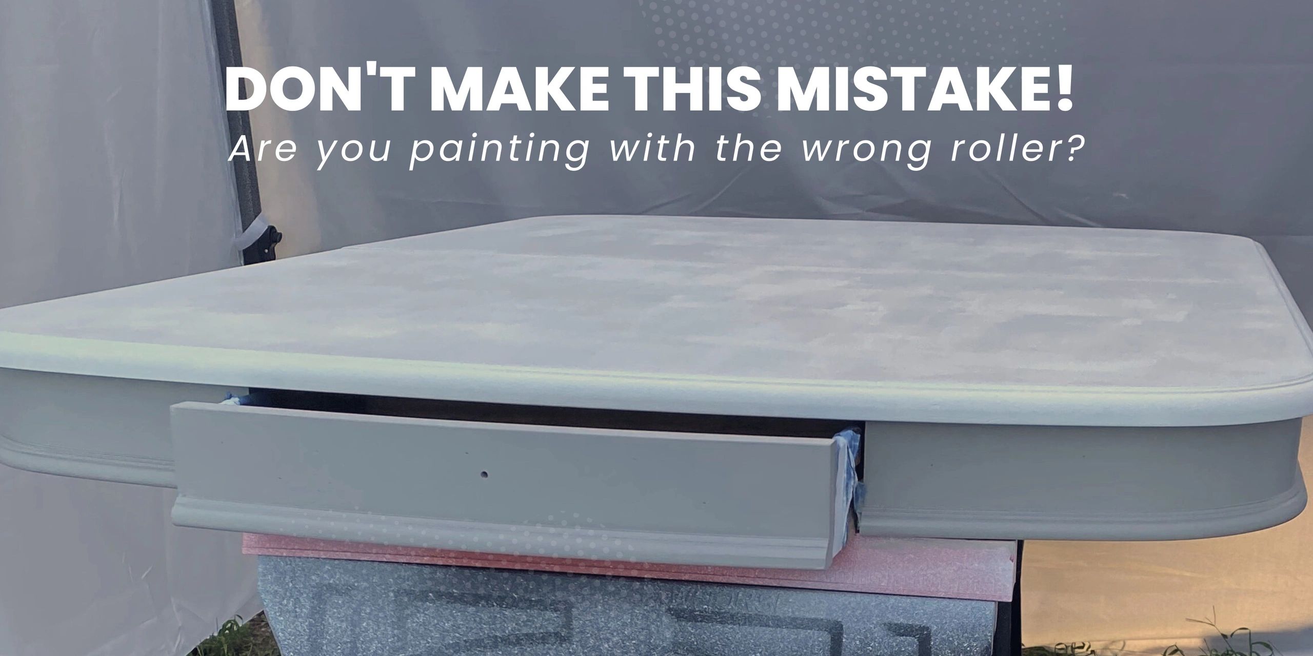 Why I STOPPED painting with a foam roller to avoid "flashing"
